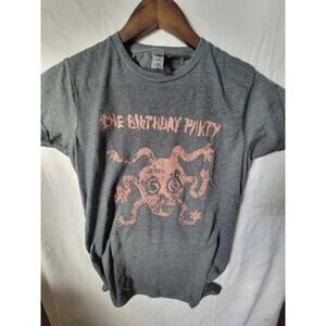 the Birthday Party  band  t shirt size Ladies  xl sport gray
